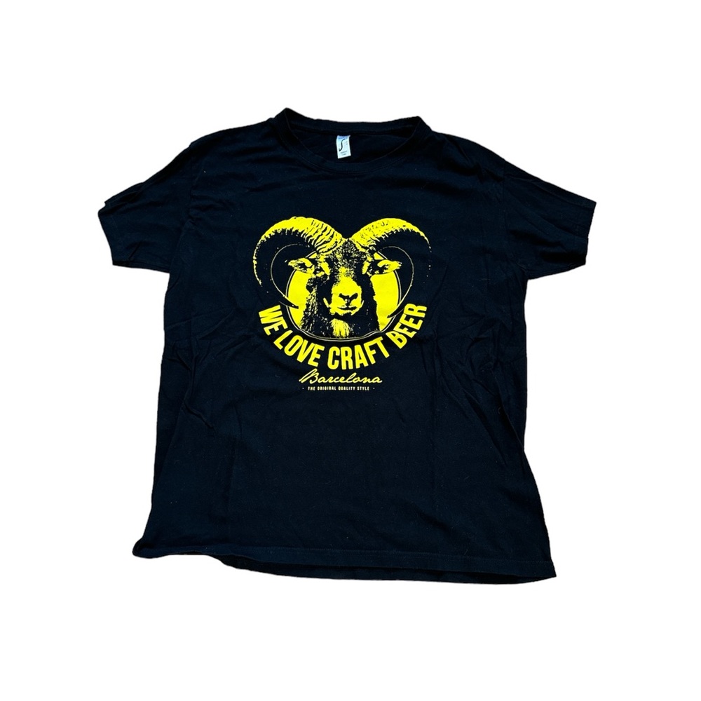 Unisex Large Biercab Black Shirt Barcelona